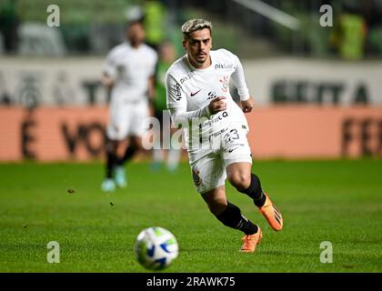 Belo Horizonte, Brasilien. 05. Juli 2023. Fagner of Corinthians, während des Spiels zwischen America Mineiro und Corinthians, für den Brasilien Cup 2023, im Arena Independencia Stadium, am 05. Juli in Belo Horizonte. Foto: Gledston Tavares/ Kredit: DiaEsportivo/Alamy Live News Stockfoto