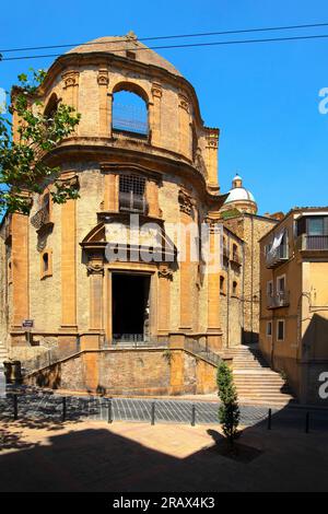 Ehemalige Kirche Sant'Anna, Piazza Armerina, Enna, Sizilien, Italien Stockfoto