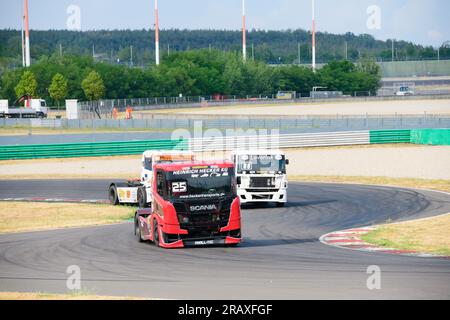 Dutch Truck Racing auf der Strecke des DEKRA Lausitzrings, Rennwochenende 2023 Lausitzring, Klettwitz am 17.06.2023 Stockfoto