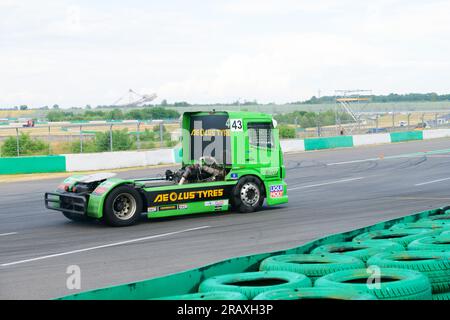 Dutch Truck Racing auf der Strecke des DEKRA Lausitzrings, Rennwochenende 2023 Lausitzring, Klettwitz am 17.06.2023 Stockfoto