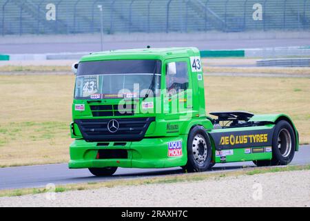 Dutch Truck Racing auf der Strecke des DEKRA Lausitzrings, Rennwochenende 2023 Lausitzring, Klettwitz am 17.06.2023 Stockfoto