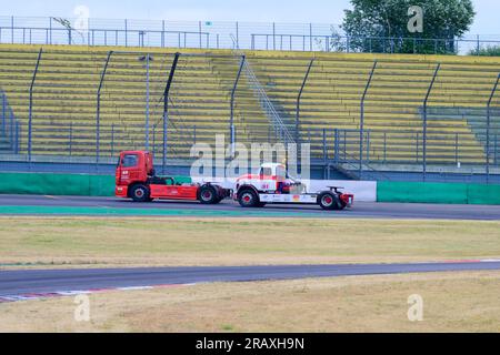 Dutch Truck Racing auf der Strecke des DEKRA Lausitzrings, Rennwochenende 2023 Lausitzring, Klettwitz am 17.06.2023 Stockfoto