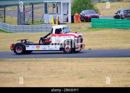 Dutch Truck Racing auf der Strecke des DEKRA Lausitzrings, Rennwochenende 2023 Lausitzring, Klettwitz am 17.06.2023 Stockfoto