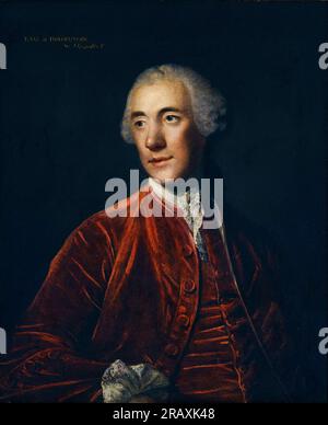 Robert Darcy, 4. Earl of Holderness (1717-1778), britischer Diplomat und Politiker, Porträt in Öl auf Leinwand von Sir Joshua Reynolds, 1775 Stockfoto