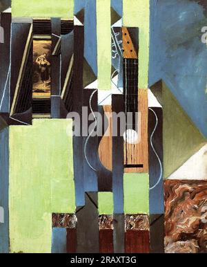 Die Gitarre 1913 von Juan Gris Stockfoto