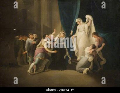 Szene aus Shakespeares Wintergeschichte von William Hamilton Stockfoto