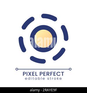 Breathe Animation Effect Pixel Perfect Gradient Fill ui-Symbol Stock Vektor