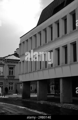 Öffentliches Gebäude in Vilnius, Litauen Stockfoto