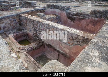 Torreaguila Roman Villa Resives, Barbano, Badajoz, Spanien. Olivenöl-Industriekomplex Stockfoto