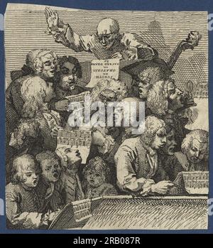 Der Chor von William Hogarth Stockfoto