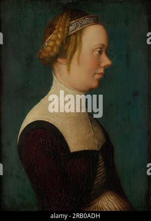 Porträt einer Frau 1520 von Hans Holbein dem Ältesten Stockfoto