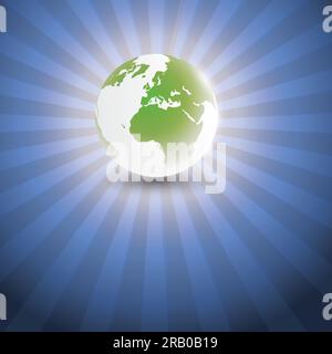 Globus-Design Stock Vektor