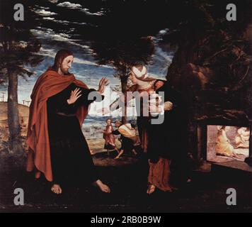 Noli me tangere c.1524; Deutschland von Hans Holbein dem Jüngeren Stockfoto