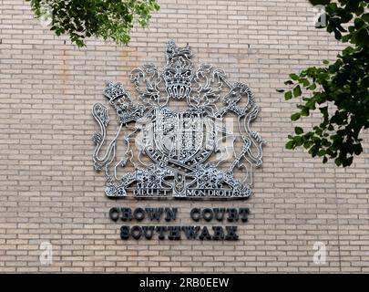 Vereinigtes Königreich, den 05. Juli 2023. Southwark Crown Court in London. Stockfoto