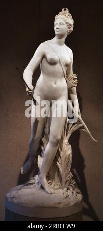 Diana 1780 von Jean-Antoine Houdon Stockfoto