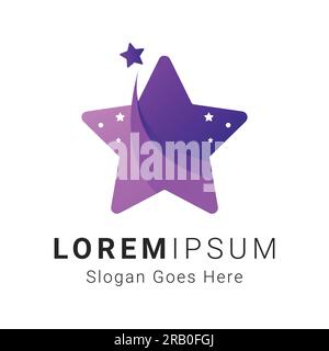 Reasing Dream Super Star Logo Design Achievement Star Logo Stock Vektor