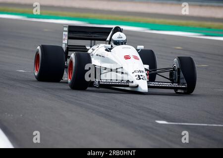 Silverstone, Royaume Uni. 06. Juli 2023. EuroBrun ER188 während des Formel-1-Grand Prix von 2023 in Aramco, 10. Runde der Formel-1-Weltmeisterschaft 2023 vom 7. Bis 9. Juli 2023 auf dem Silverstone Circuit in Silverstone, Großbritannien - Photo Xavi Bonila/DPPI Credit: DPPI Media/Alamy Live News Stockfoto