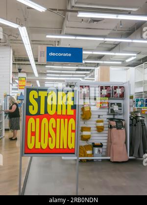 Ladenkette Schließen Stockfoto