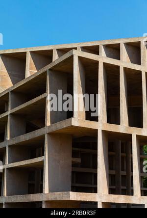 Turm der Schatten entworfen von Le Corbusier, Punjab State, Chandigarh, Indien Stockfoto