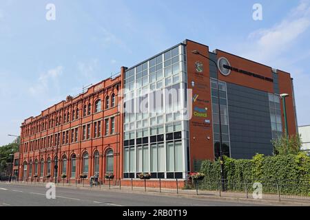 Centre for Advanced Technical Studies in einem ehemaligen Lagergebäude in Wigan Stockfoto