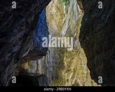 Belvedere Strada della Forra, Belvedere Strada della Forra. Stockfoto