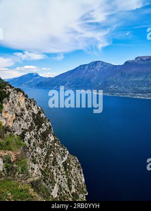 Tremosine sul Garda - i borghi piu belli d'Italia (die schönsten Dörfer Italiens). Stockfoto