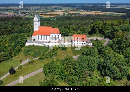Wallfahrtskirche St. John Baptist am Bussen, Offingen, Oberschwabien, Baden-Württemberg, Deutschland Stockfoto