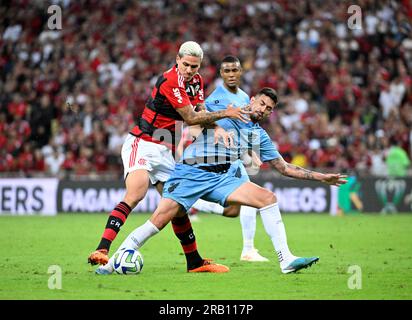 Stadion Maracanã , Everton Ribeiro während des Spiels zwischen Flamengo und Atlético PR , für das Viertelfinale der Copa do Brasil 2023 in Estadio d Stockfoto