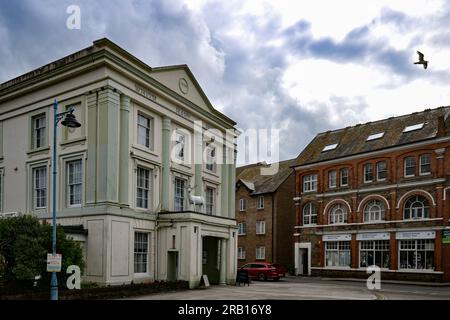 HAYLE TOWN GIESSEREI VIADUKT ASDA Stockfoto