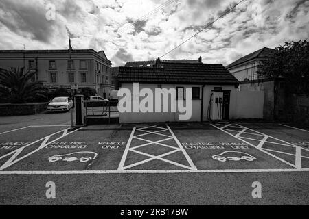 HAYLE TOWN GIESSEREI VIADUKT ASDA Stockfoto