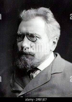 Nikolai Semjonowitsch Leskov (1831-1895) russischer Romanautor Stockfoto