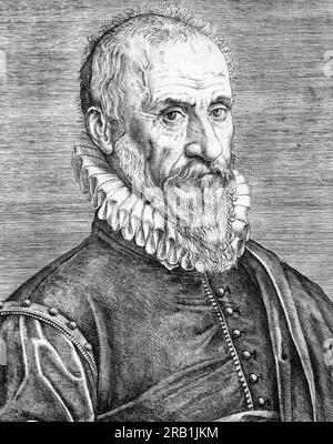 Ambroise Paré (1510-1590), französischer Friseurchirurg, der in dieser Rolle für Könige diente Stockfoto