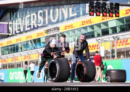 Silverstone, Vereinigtes Königreich, 07/07/2023, GASLY Pierre (FRA), Scuderia AlphaTauri AT03, OCON Esteban (Fra), Alpine F1 Team A522, Portrait während der Formel 1 des britischen Grand Prix 2023 in Aramco, 10. Runde der Formel 1-Weltmeisterschaft 2023 vom 7. Bis 9. Juli 2023 auf der Silverstone Circuit in Silverstone, Großbritannien Stockfoto