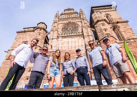 Rodez, Frankreich. 06. Juli 2023. Equipe FFSA während der Rallye Aveyron Rouergue Occitanie 2023, 5. Runde der Championnat de France des Rallyes 2023, vom 17. Bis 18. Juni in Rodez, Frankreich - Photo Bastien Roux/DPPI Credit: DPPI Media/Alamy Live News Stockfoto