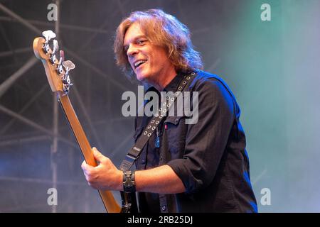 Ferrara, Italien. 06. Juli 2023. Der schwedischen europäischen Band, während ihrer Live-Auftritte am 6. Juli 2023 in Ferrara, Italien. Kredit: Live Media Publishing Group/Alamy Live News Stockfoto