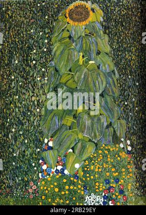 Die Sonnenblume 1907 von Gustav Klimt Stockfoto