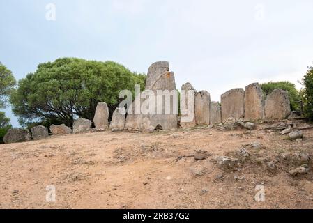 Grabmal von Li Lolghi - Sardinien - Italien Stockfoto