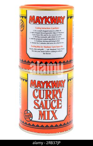 2 170 Behälter Maykway Malaysian Curry Sauce Mix Stockfoto