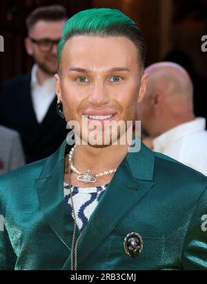 06. Juli 2023 - London, England, Großbritannien - The Vivienne Acting the Wizard of Oz Opening Night, The London Palladium Stockfoto