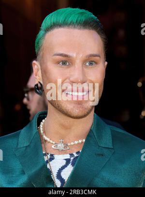 06. Juli 2023 - London, England, Großbritannien - The Vivienne Acting the Wizard of Oz Opening Night, The London Palladium Stockfoto