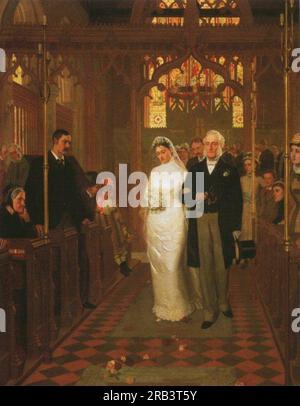 Till Death do US Part 1878; Vereinigtes Königreich von Edmund Blair Leighton Stockfoto