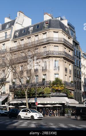 Café de Flore, Paris, Frankreich Stockfoto