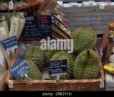 Puddingäpfel im Borough Market in London erhältlich Stockfoto