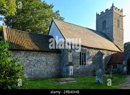 St. Andrews Church Metton. Stockfoto