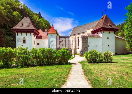 Zice, Slowenien. Zicka Kartuzija (Zice Charterhouse) Karthuserkloster im historischen Steiermark. Stockfoto