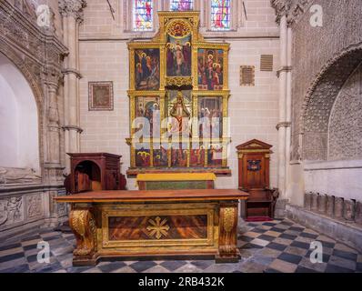 Kapelle von Saint Eugene (San Eugenio) im Inneren der Kathedrale von Toledo - Toledo, Spanien Stockfoto