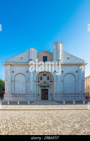 Der Malatesta-Tempel, Rimini, Emilia Romagna, Italien, Stockfoto