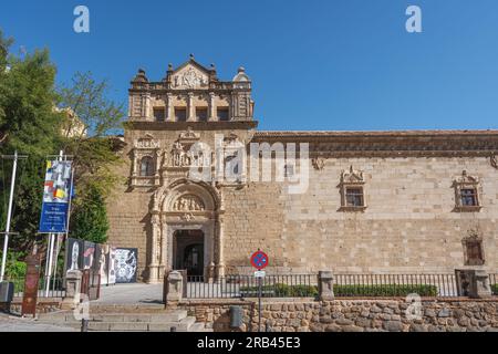 Santa Cruz Museumsfassade - Toledo, Spanien Stockfoto