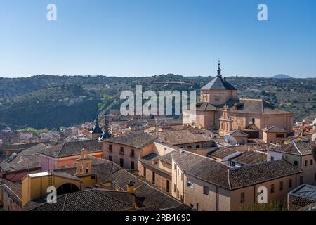 Kirche San Marcos - Kulturzentrum Luftaufnahme - Toledo, Spanien Stockfoto