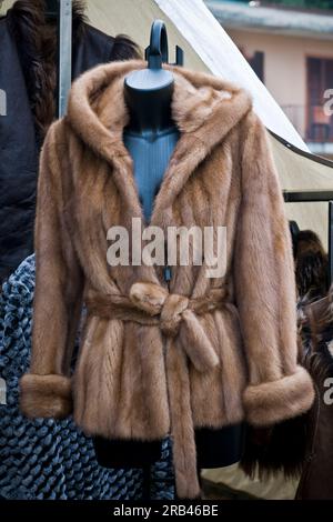 Fell, traditioneller Markt, Cannobio, Piemont, Italien Stockfoto